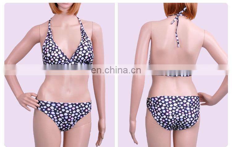 China Fashion Polyester Printed Cute Young Girl Bikini Kids Swimwear