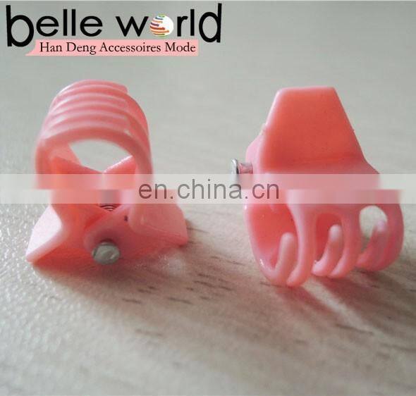 Fashion Blue Color Small Mini Hair Claw Clips For Girls Big Brand Mid-size shining powder Cellulose Aryclic Clamp Clip Jewelry