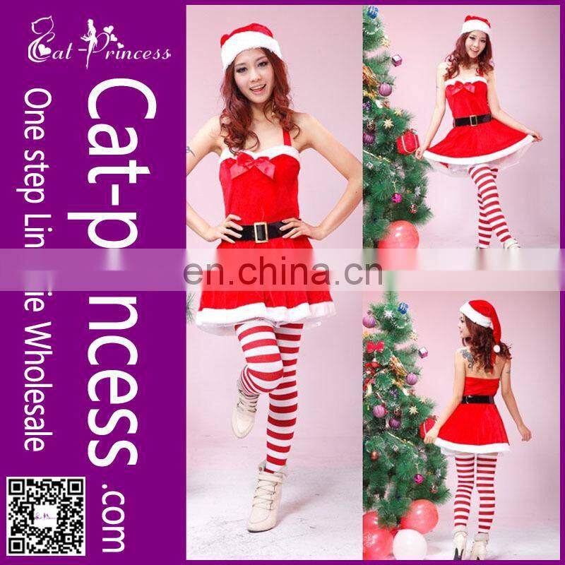 Charming design red mini santa suit