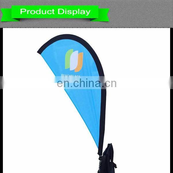 Advertising teardrop backpack flag for show running flag banner