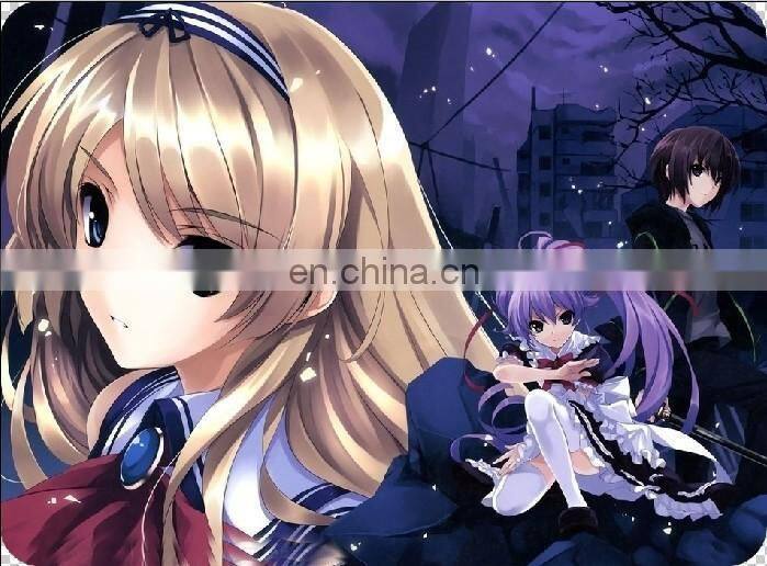 CMYK offset printed computer rubber custom mouse pad