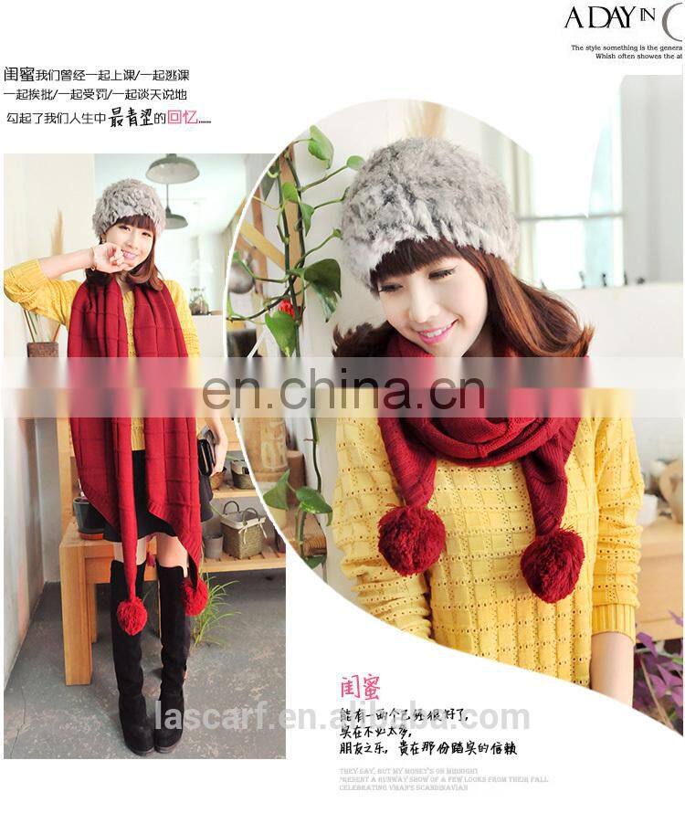 100% acrylic women scarf plaid big long shawl pure color dark red