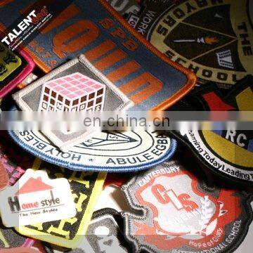 custom fashion design logo clothing embroidery textile patch badge