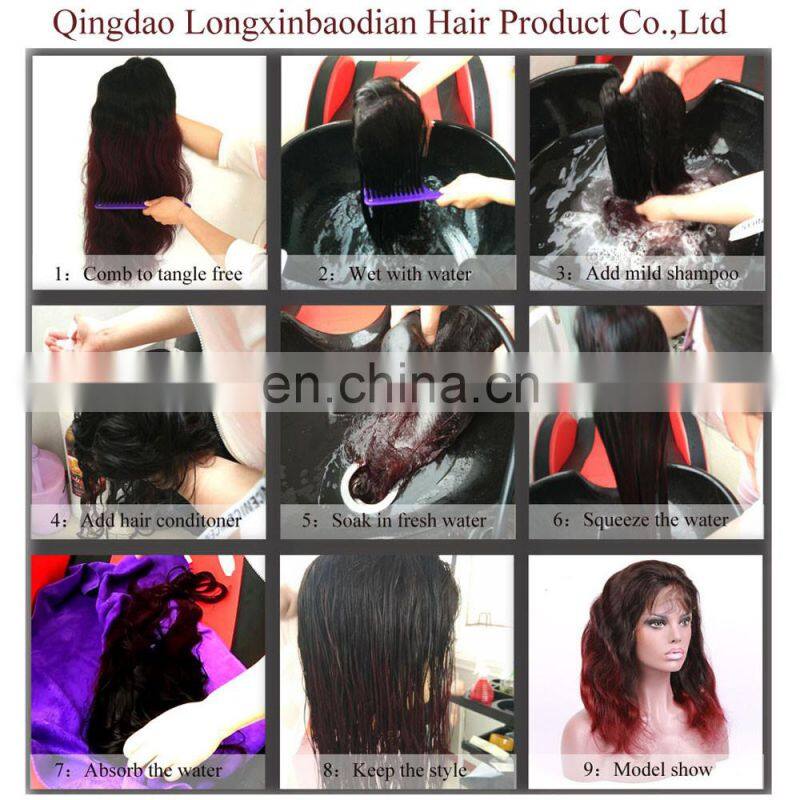 2017 hot sale Freya hair brazilian remy hair high density straight 10-26 inch 360 lace wig