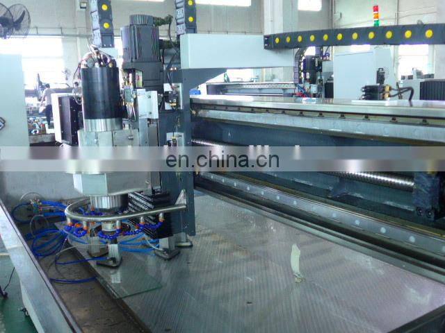 CNC glass shape edging grinding polishing machine