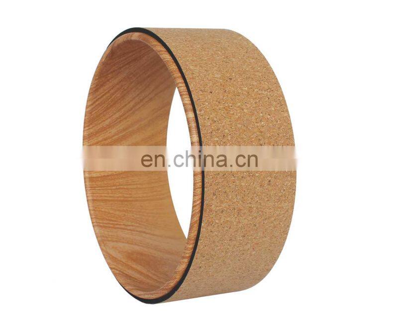 Bolster Yoga Wheel/ABS Tube and Cork TPE Foam for Improving Back Bends