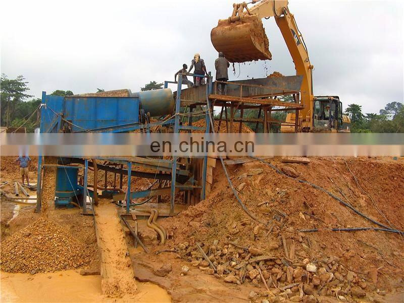 Heavy Duty Gold Mining Plant Equipment with Artificial Grass Carpet
