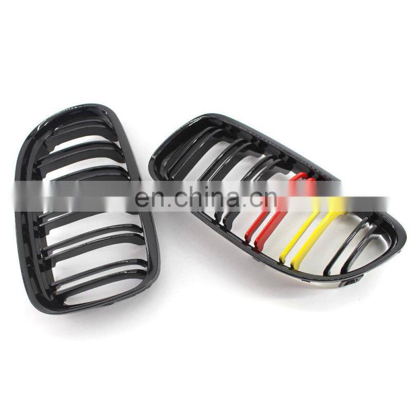 Front Bumper Grille For Bmw E90/E91 German Flag Color Grill For E90/E91 3 Series 08-11 Replacement Red Yellow Grille For Bmw E90