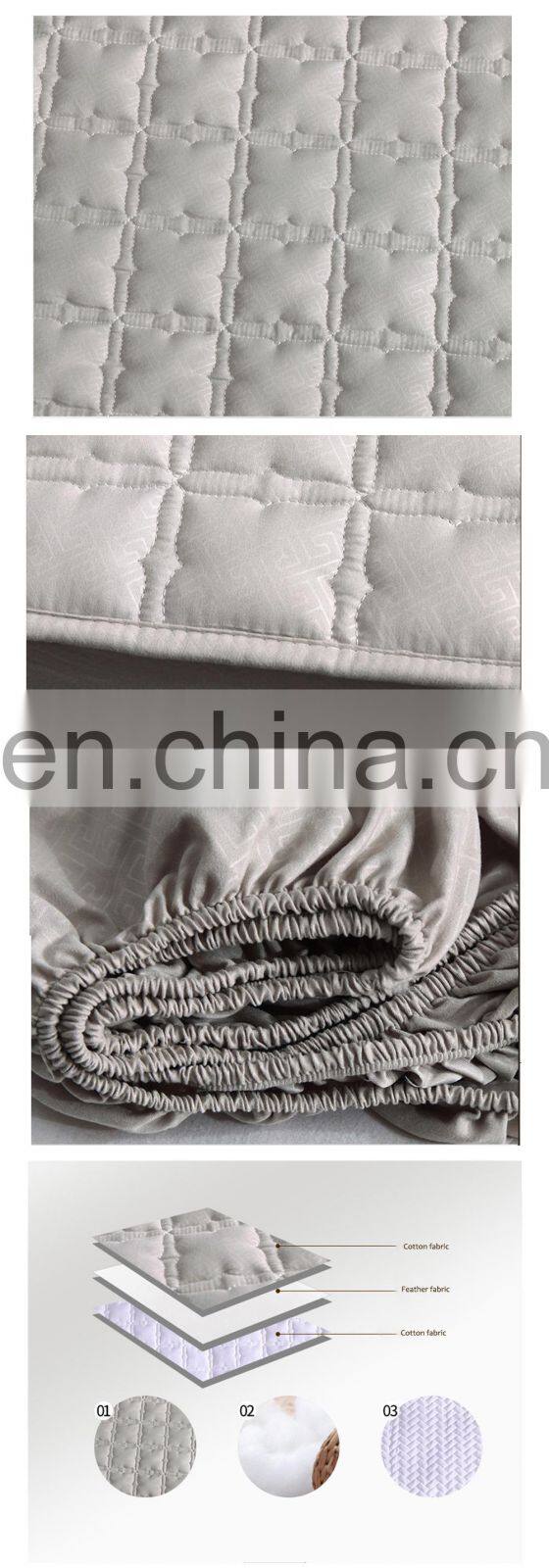 Quilted Removable Bed Mattress Protector with Elastic Band