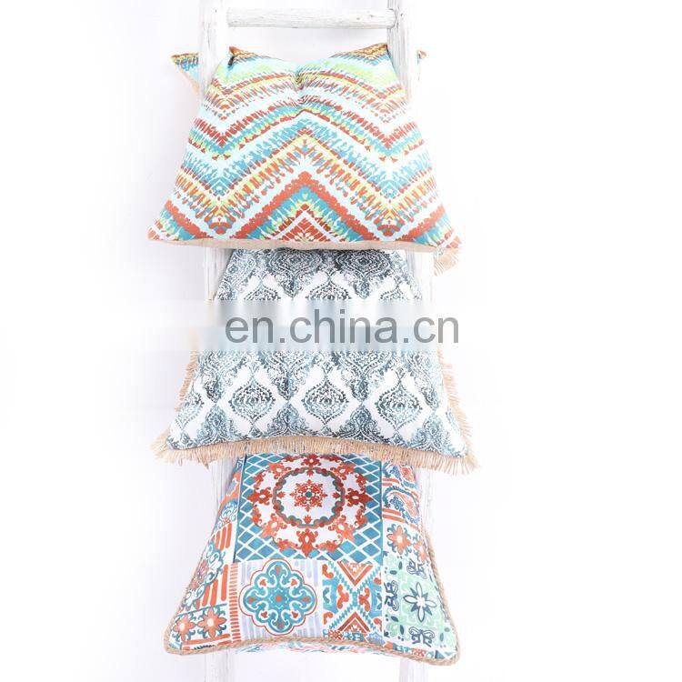 wholesale square cotton cushion printed national flavor pattern Classical national customs design cushion pillow
