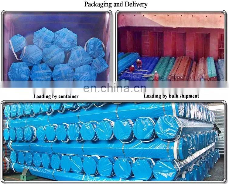 Q195/Q235/Q355 Materials Pre-Galvanized/Hot Dipped Galvanized Pipe for Greenhouse