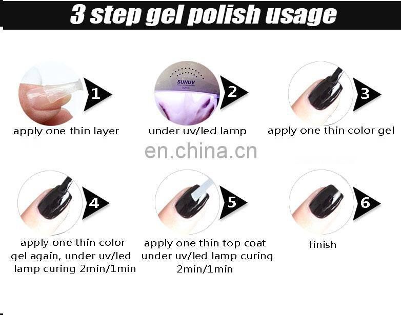 RONIKI 2020 high quality 7.3ml gel nail polish Free Sample Private Label 308 Colors nail polish uv gel