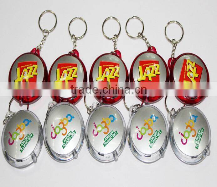 Promotional Gift Mini Bright Keychain Flashlight Flat Led Flashlight