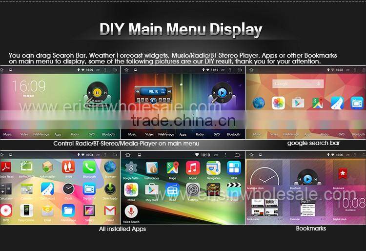 Erisin ES2027A 7" HD Quad Core Capacitive Android 4.4.4 Auto Radio GPS Car DVD for A3 S3 RS3 RNSE-PU