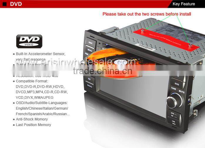 Erisin ES7301M 7" Touch Screen Car DVD GPS for Mondeo 2003