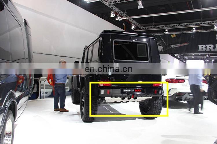 Aluminum alloy rear skid plate for w463 g500 4*4 rear down board fit for MB g500 g55 g65 brabas auto parts for g500 4*4