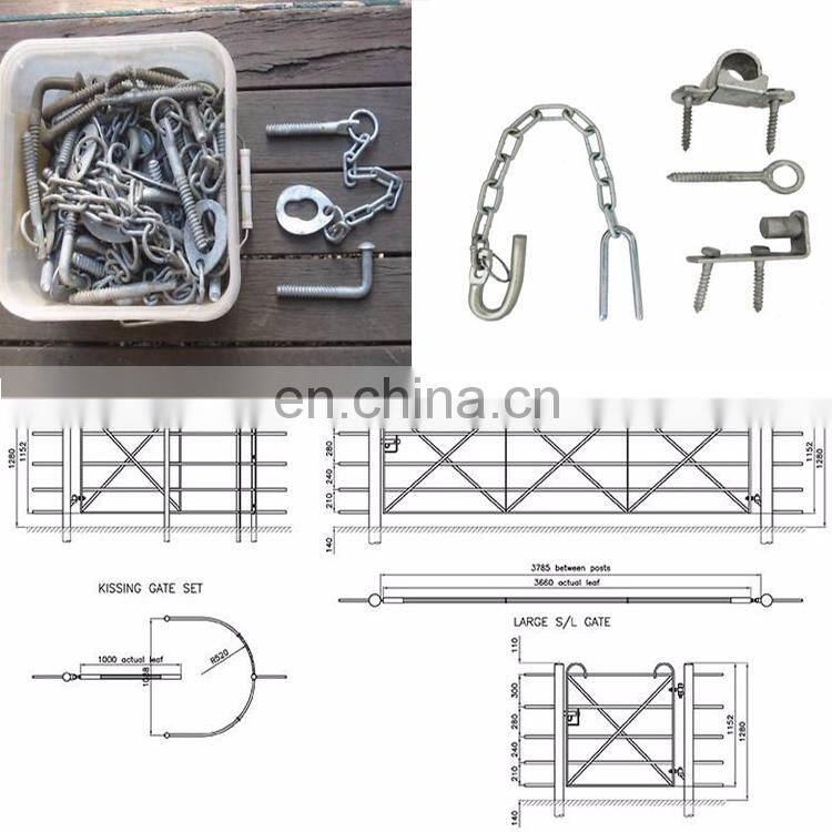 new zealand standard hot dipped galvanized steel pipe used farm fence gates for sale
