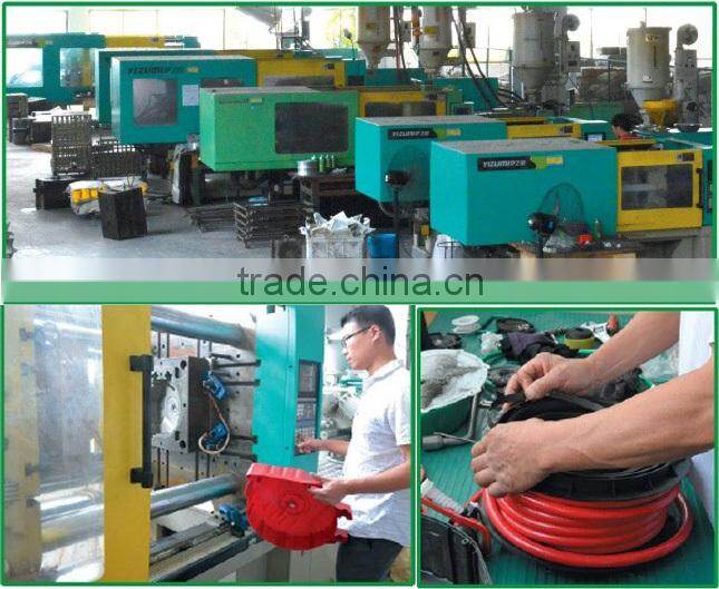 (73564) retractable automatic garden plastic case hand crank hose reel