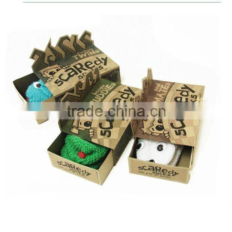 Custom high quality new design sock packaging box