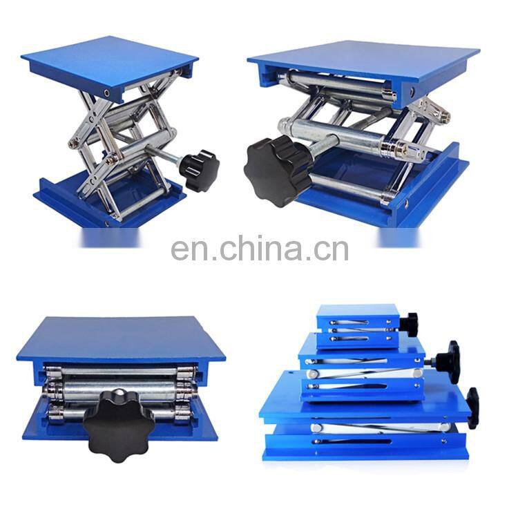 Laboratory Adjustable Lifting Jack Platform, Riser Lifter, Scissor Jack Lift Table