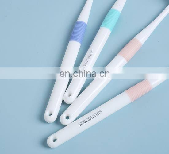 3pcs/set family 3 pcs/pack OEM Carbon fiber plastic Soft Bristle toothbrush for adult