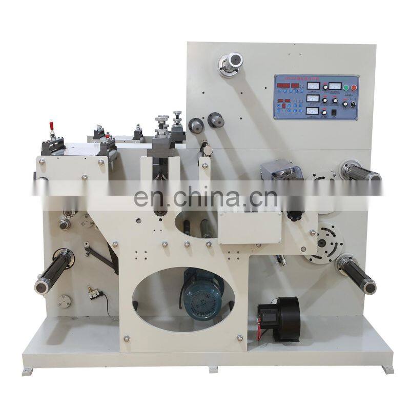 Rotary die cutting machine for blank label