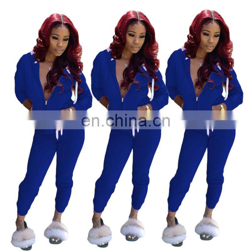 Manufacturers wholesale plus size women's spring and autumn home wear casual 2-piece suit custom sports suit S-5XL