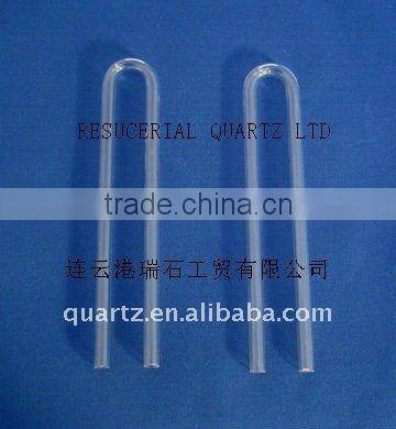 U Bend Quartz Glass Tube