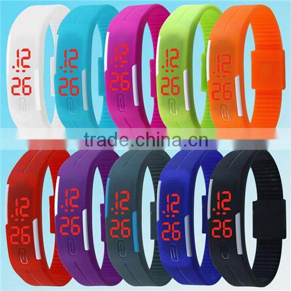 Cheap price silicone watch digital