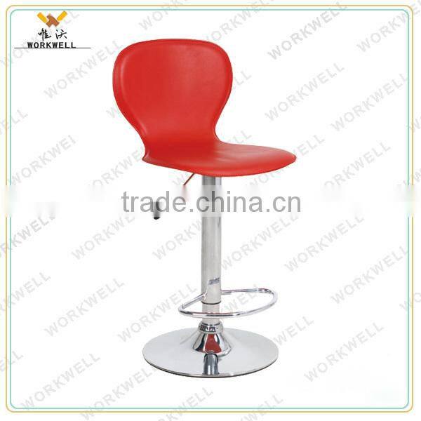 WorkWell stainless steel-leather swivel bar stools(Kw-B2131)