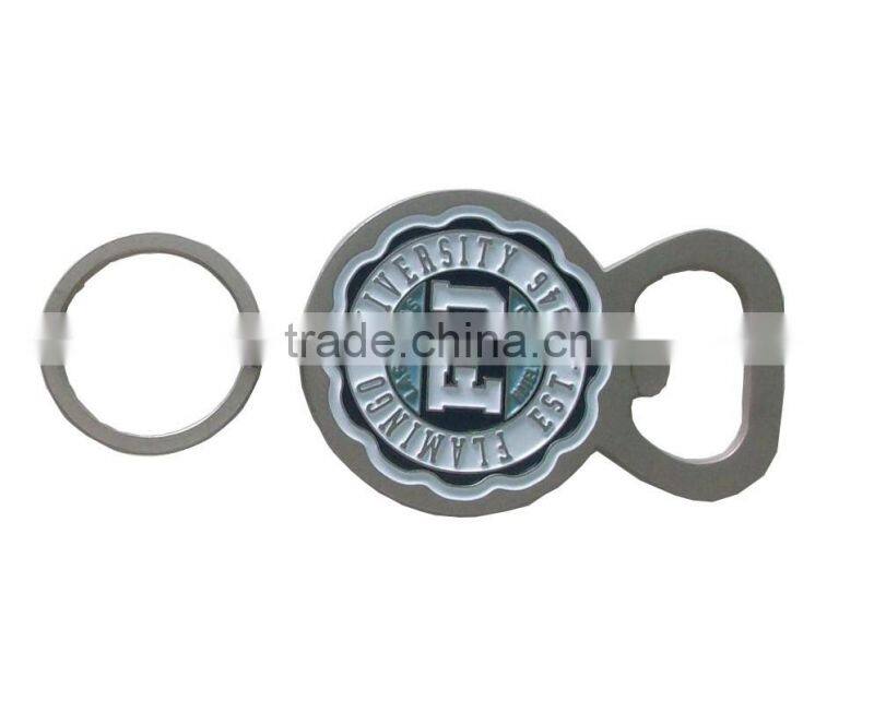 Promotional custom metal bottle openers keychains