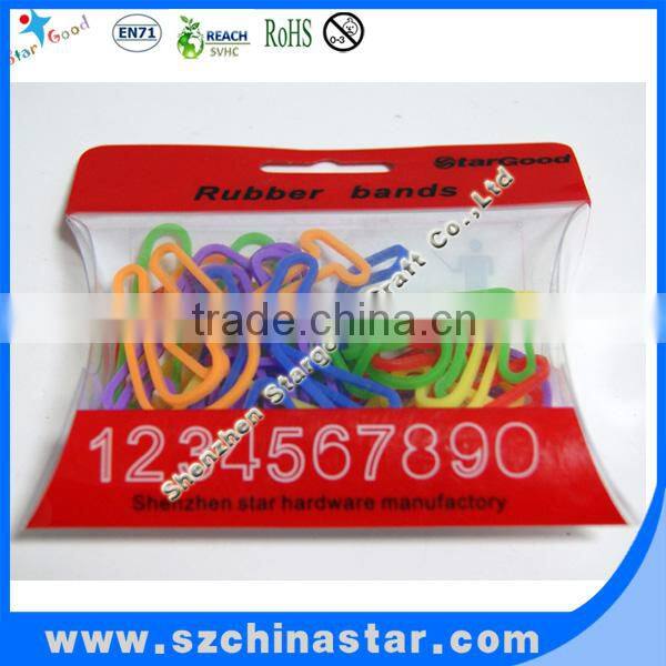 Creative specific shapes 100% silicon rubber bands