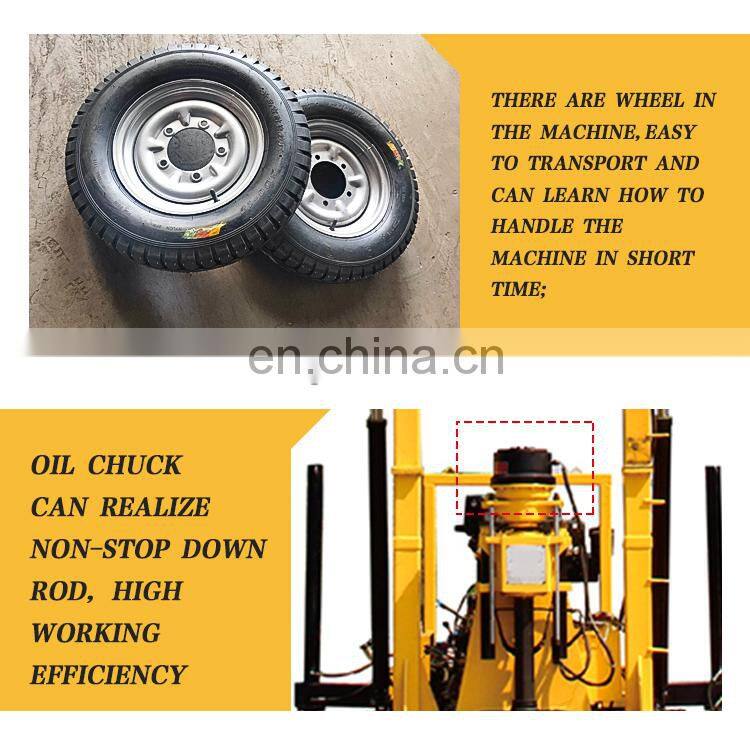 High quality XYX-3 trailer driven type core mine deep water well drilling rig machine