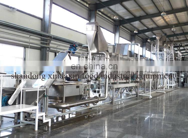 Automatic fresh potato flakes making machine potato powder machinery