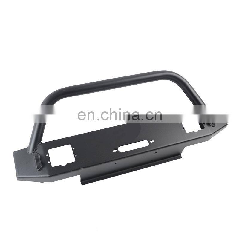 4x4 Offroad Auto parts Front Bumper for Suzuki Jimny 1998-2017 Car Accessories Black Steel Bumper Guard