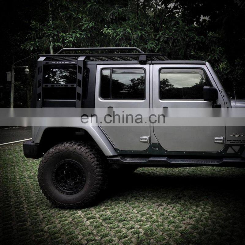 Roof Luggage With Ladder for Jeep Wrangler JK Parts Roof Rack for Jeep Wrangler Accessories