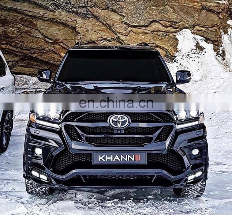 Runde Top Quality For 2018+ Toyota Land Cruiser 200 Upgrade KHANN Style Body Kits Front Bumper Rear Bumper