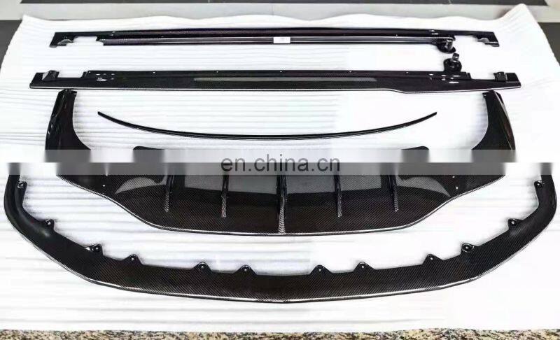 Runde Top Ranking Quality Carbon Fiber Material For OEM Style Bentley Continental GT Body Kit Front Lip Rear Lip Side Skirt
