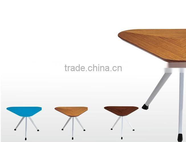 2015# modern office desk with metal frame metal leg/modern desk 13B-1