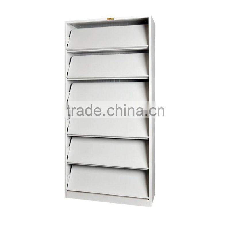 (DL-B1 )CKD grey steel multi-functional combination bookcase /library bookcase shelf / steel magazine shelf