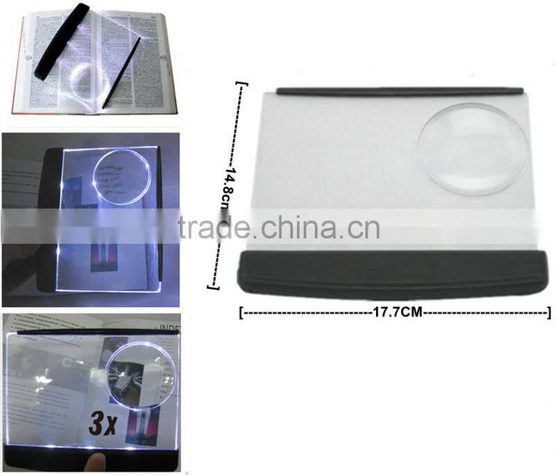 JAK HF4004A CE and RoHS certificated 3 LED Cheap Book Light
