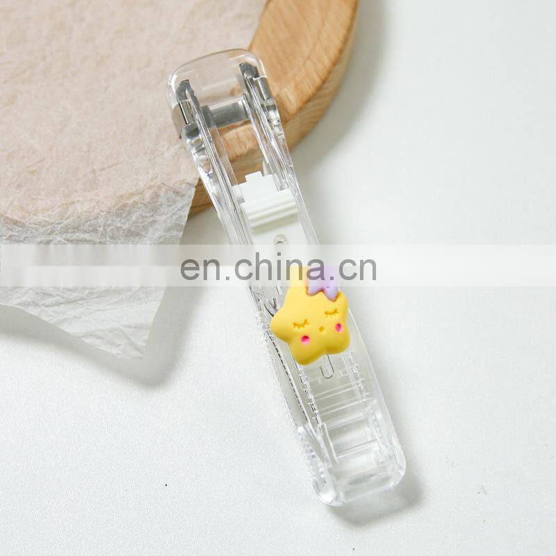 New Push Clip Stapler Staple Remover Binder Push Clamp Tape Dispenser Paper Clips Office Supplies Set Desktop Supplies