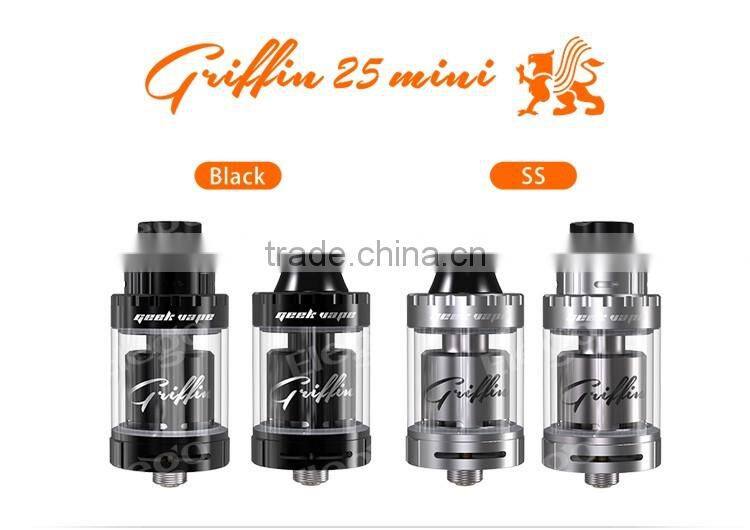 Newest Releaseed vape Black GeekVape Griffin 25 Mini with Avocado 24 Large Stock Wholesale