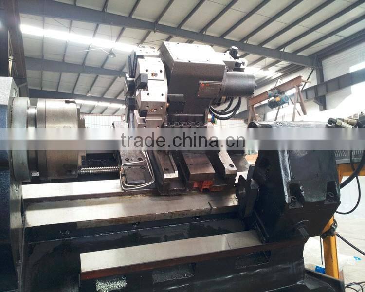 CKX400L slant bed cnc lathe machine tools 8 station tool turret 3 jaw 8" hydraulic chuck programmable tailstock