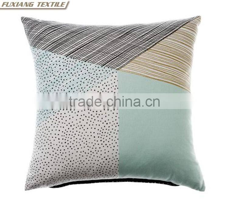Poly-cotton printed outdoor sofa cushions