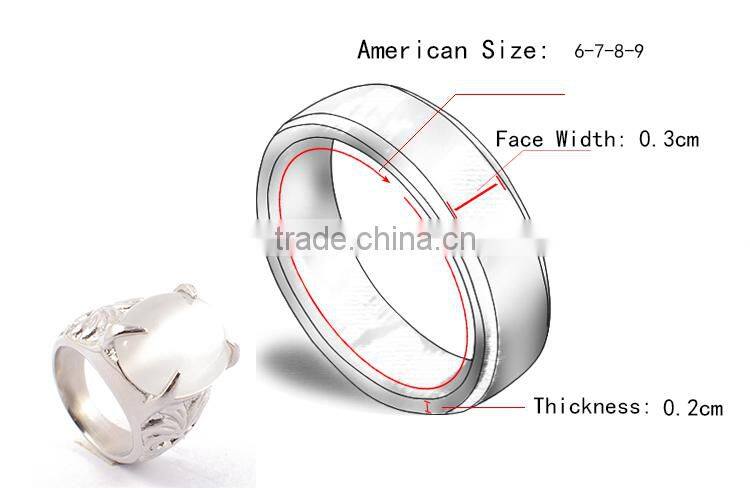 Made in turkey new design finger ring silver rings for men