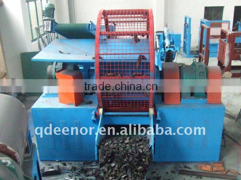 hot sale quality 3-6Tons capacity single shaft tire shredder / used tire shredder machine for sale