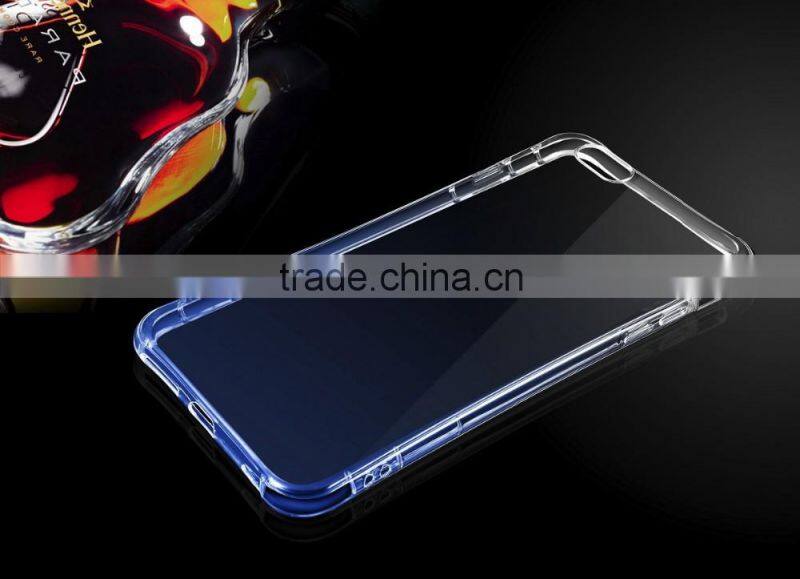 Wholesale back case for iphone 6 plus transparent tpu / 5.5 inch silicon PC TPU Case /bulk cheap Mobile PC Case