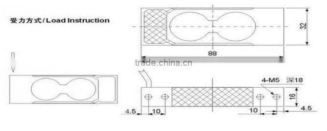 Parallel beam level sensor for single ended