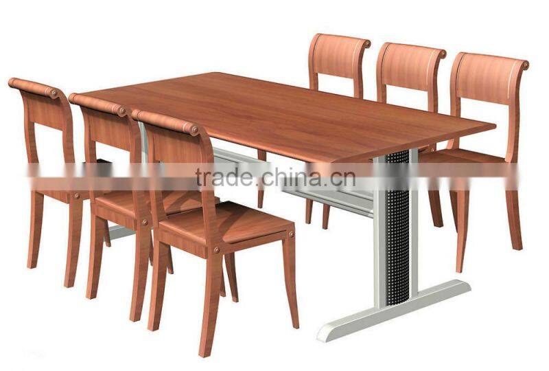 Wood table furniture for kids study